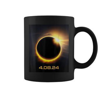 Total Eclipse 2024 Solar Eclipse Totality 40824 Coffee Mug - Seseable