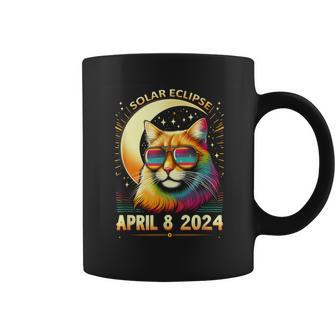Total Eclipse April 8 2024 Cats Lovers Coffee Mug - Seseable