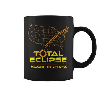 Total Eclipse April 8 2024 Path Of Totality Coffee Mug | Mazezy