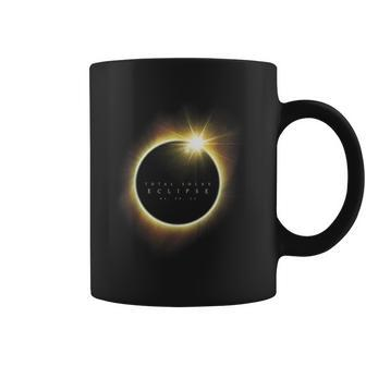 Total Eclipse Map Path Of Totality Lover April 8 2024 Coffee Mug - Seseable