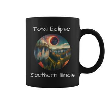 Total Eclipse Southern Illinois Usa Totality April 8 2024 Coffee Mug - Monsterry CA
