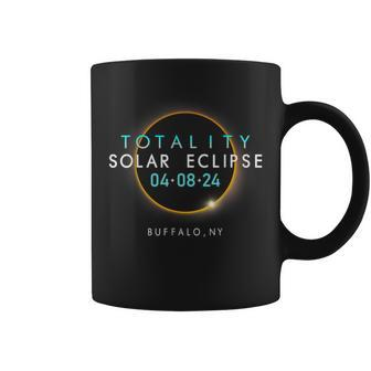 Total Solar Eclipse 04 08 2024 Buffalo New York Totality Coffee Mug - Seseable