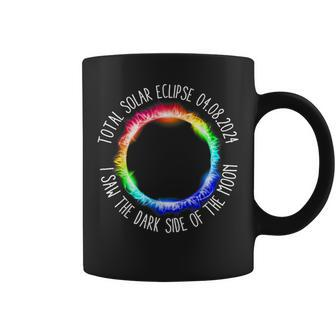 Total Solar Eclipse 04 08 2024 I Saw The Dark Sided The Moon Coffee Mug - Monsterry