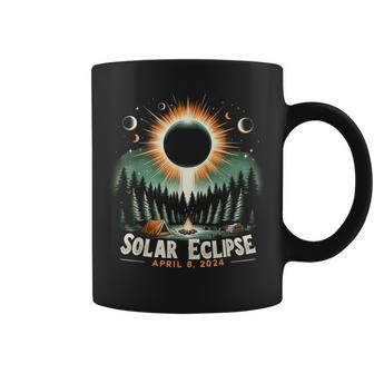 Total Solar Eclipse 04082024 American Solar Eclipse Coffee Mug | Mazezy