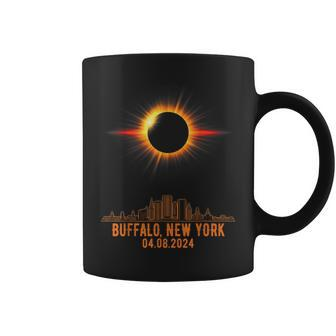 Total Solar Eclipse 04082024 Buffalo New York Coffee Mug | Mazezy