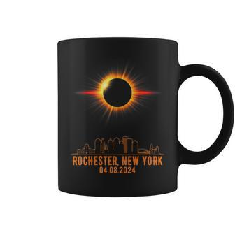Total Solar Eclipse 04082024 Rochester New York Coffee Mug - Monsterry