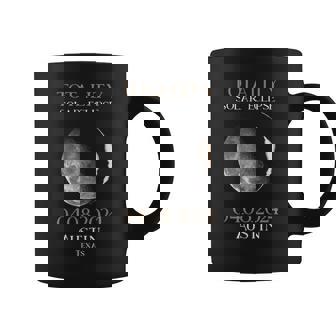 Total Solar Eclipse 2024 04 Austin Texas Coffee Mug | Mazezy