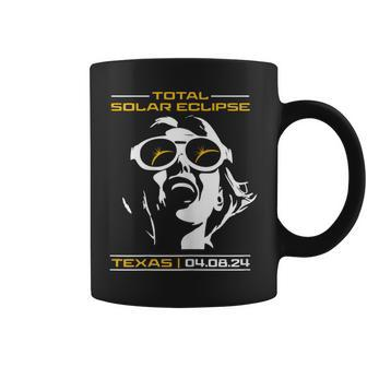 Total Solar Eclipse 2024 America 080424 Texas For Her Coffee Mug - Monsterry UK
