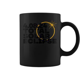 Total Solar Eclipse 2024 America April 8 2024 Retro Vintage Coffee Mug - Monsterry CA