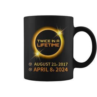 Total Solar Eclipse 2024 April 8 America Totality Spring Coffee Mug - Monsterry AU