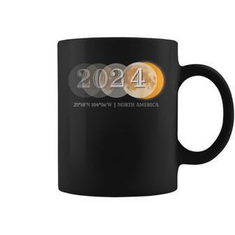 Total Solar Eclipse 2024 April 8 Totality In North America Coffee Mug - Monsterry UK
