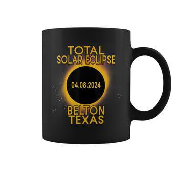 Total Solar Eclipse 2024 Belton Texas Path Of Totality Coffee Mug | Mazezy