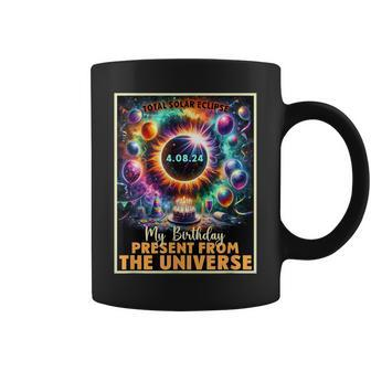 Total Solar Eclipse 2024 Birthday Present Totality Universe Coffee Mug - Seseable