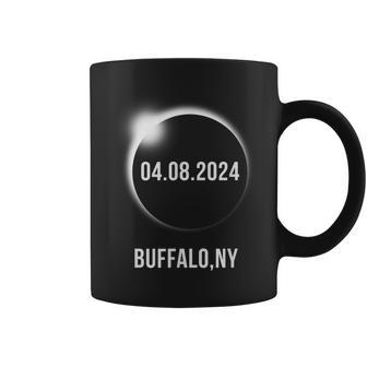 Total Solar Eclipse 2024 Buffalo Ny Coffee Mug - Seseable