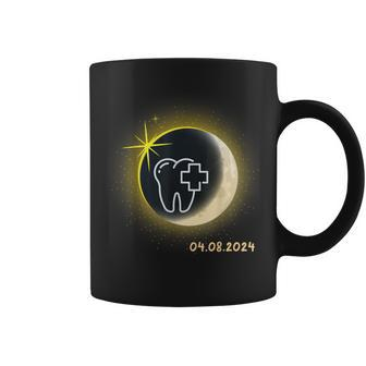 Total Solar Eclipse 2024 Dentist Solar Eclipse Th Dental Coffee Mug | Mazezy UK