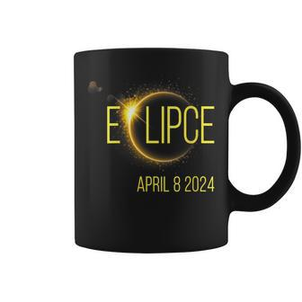 Total Solar Eclipse 2024 April 8 Solar Eclipse 2024 Coffee Mug - Thegiftio UK