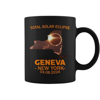 Total Solar Eclipse 2024 Geneva New York Coffee Mug - Thegiftio UK