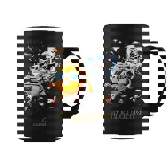 Total Solar Eclipse 2024 Glasses Astrology Planet Coffee Mug | Seseable CA