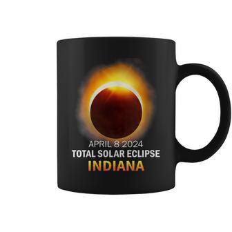 Total Solar Eclipse 2024 Indiana April 8 America Totality Coffee Mug - Monsterry DE