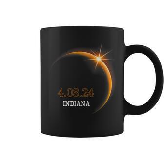 Total Solar Eclipse 2024 Indiana Totality Spring 40824 Coffee Mug - Monsterry DE