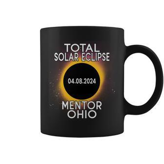 Total Solar Eclipse 2024 Mentor Ohio Coffee Mug - Monsterry DE