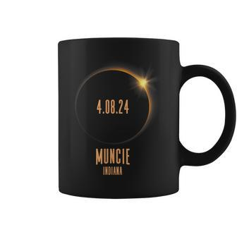 Total Solar Eclipse 2024 Muncie Indiana Usa Coffee Mug | Mazezy