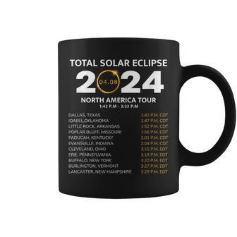 Total Solar-Eclipse 2024 North America Tour Eclipse Coffee Mug | Mazezy