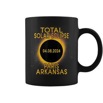 Total Solar Eclipse 2024 Paris Arkansas Path Of Totality Coffee Mug | Mazezy