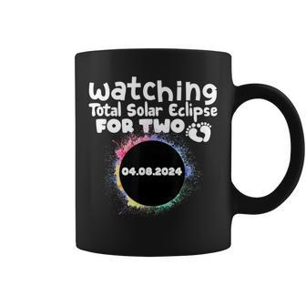 Total Solar Eclipse 2024 Pregnancy Announcement Totality Coffee Mug | Mazezy
