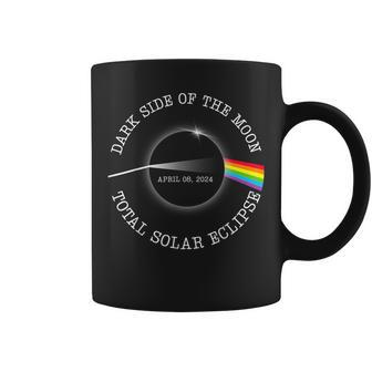 Total Solar Eclipse 2024 Rainbow Totality Dark Side Moon Coffee Mug | Mazezy DE