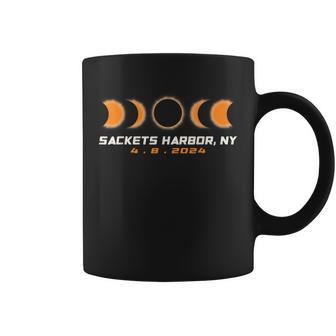 Total Solar Eclipse 2024 Sackets Harbor New York April 2024 Coffee Mug | Mazezy