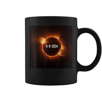 Total Solar Eclipse 2024 Spring April 2024 Cool Coffee Mug - Monsterry