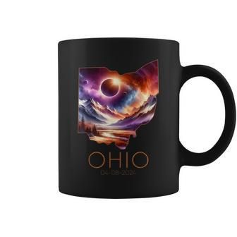 Total Solar Eclipse 2024 State Ohio Totality April 8 2024 Coffee Mug - Seseable