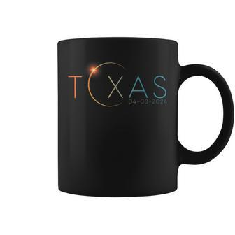 Total Solar Eclipse 2024 State Texas Totality April 8 2024 Coffee Mug - Monsterry UK