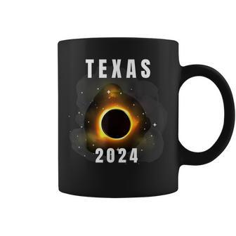 Total Solar Eclipse 2024 Texas Eclipse 2024 Coffee Mug - Monsterry