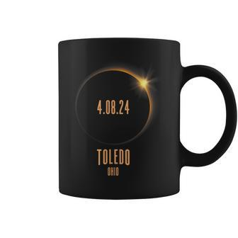 Total Solar Eclipse 2024 Toledo Ohio Usa Coffee Mug - Monsterry