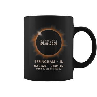 Total Solar Eclipse 2024 Totality 040824 Illinois Il Coffee Mug | Mazezy