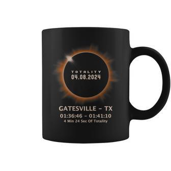 Total Solar Eclipse 2024 Totality 040824 Texas Tx Coffee Mug - Seseable
