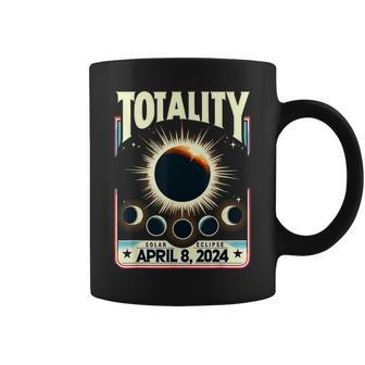 Total Solar Eclipse 2024 Totality Total Eclipse Coffee Mug - Monsterry DE