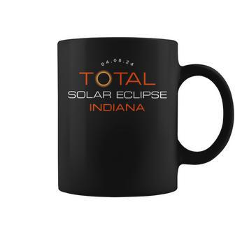Total Solar Eclipse 2024 Totality Indiana Matching Coffee Mug - Monsterry UK