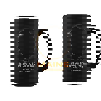 Total Solar Eclipse 2024 Totality Maine Coffee Mug | Mazezy