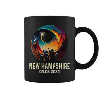 Total Solar Eclipse 2024 Totality New Hampshire Coffee Mug - Monsterry