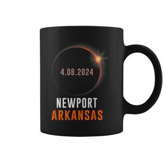 Total Solar Eclipse 2024 Totality Newport Arkansas Coffee Mug | Mazezy