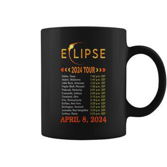 Total Solar Eclipse 2024 Tour Of America 040824 Coffee Mug | Mazezy