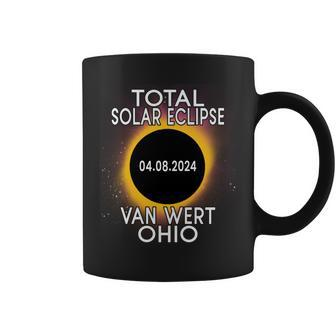 Total Solar Eclipse 2024 Van Wert Ohio Coffee Mug - Thegiftio