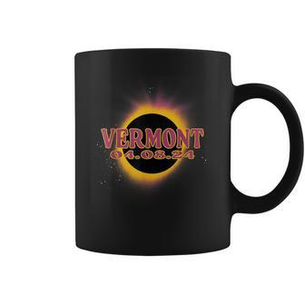 Total Solar Eclipse 2024 Vermont America Totality Event Coffee Mug | Mazezy
