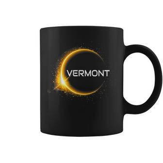 Total Solar Eclipse 2024 Vermont April 8 America Totality Coffee Mug - Monsterry DE