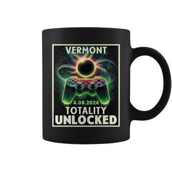 Total Solar Eclipse 2024 Vermont Video Game Gamer Coffee Mug - Thegiftio UK