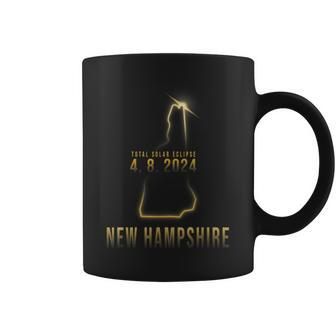 Total Solar Eclipse 4082024 New Hampshire Coffee Mug | Mazezy CA