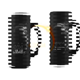 Total Solar Eclipse 4082024 San Antonio Texas Coffee Mug - Seseable